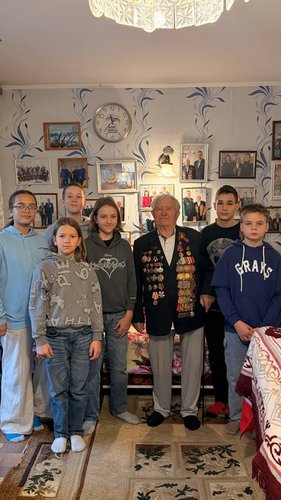 В гостях у Ветерана Великой Отечественной Войны и труженицы тыла